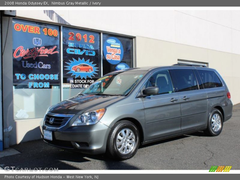 Nimbus Gray Metallic / Ivory 2008 Honda Odyssey EX