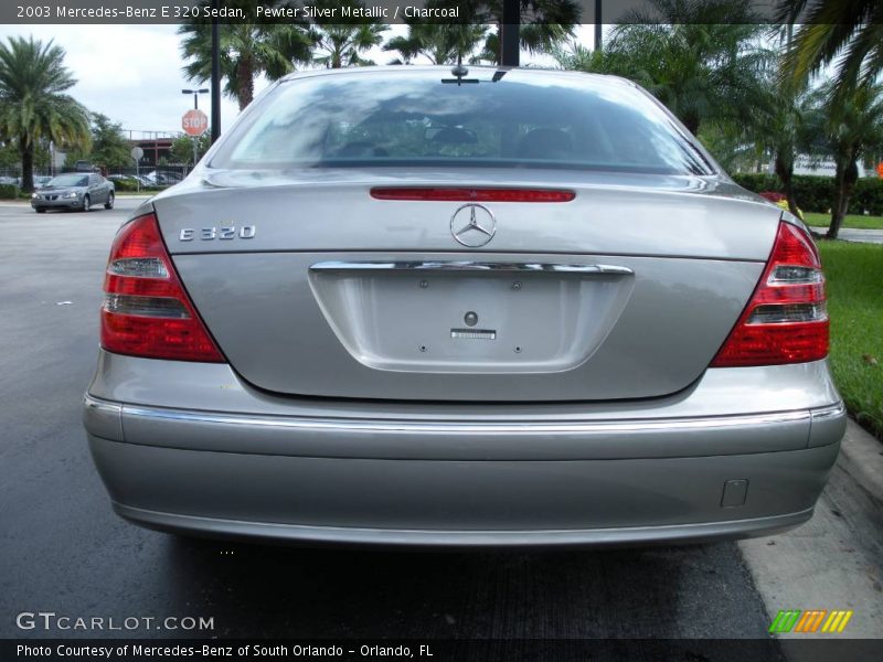 Pewter Silver Metallic / Charcoal 2003 Mercedes-Benz E 320 Sedan