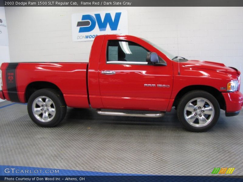 Flame Red / Dark Slate Gray 2003 Dodge Ram 1500 SLT Regular Cab