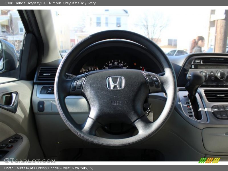 Nimbus Gray Metallic / Ivory 2008 Honda Odyssey EX