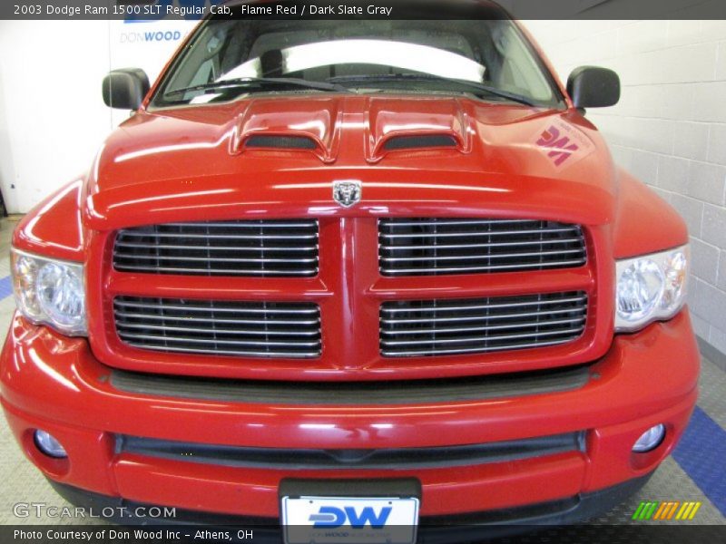 Flame Red / Dark Slate Gray 2003 Dodge Ram 1500 SLT Regular Cab