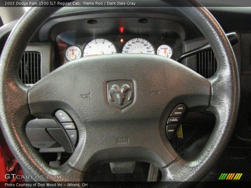 Flame Red / Dark Slate Gray 2003 Dodge Ram 1500 SLT Regular Cab