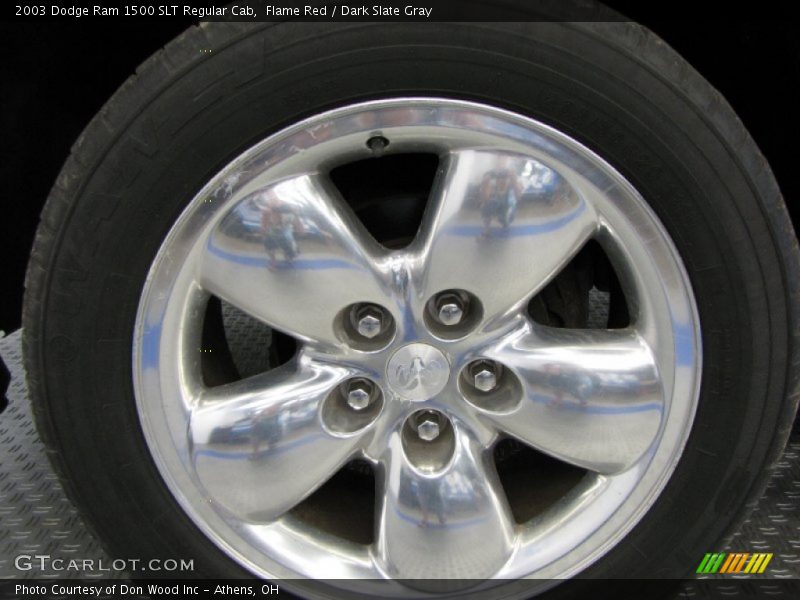 Flame Red / Dark Slate Gray 2003 Dodge Ram 1500 SLT Regular Cab
