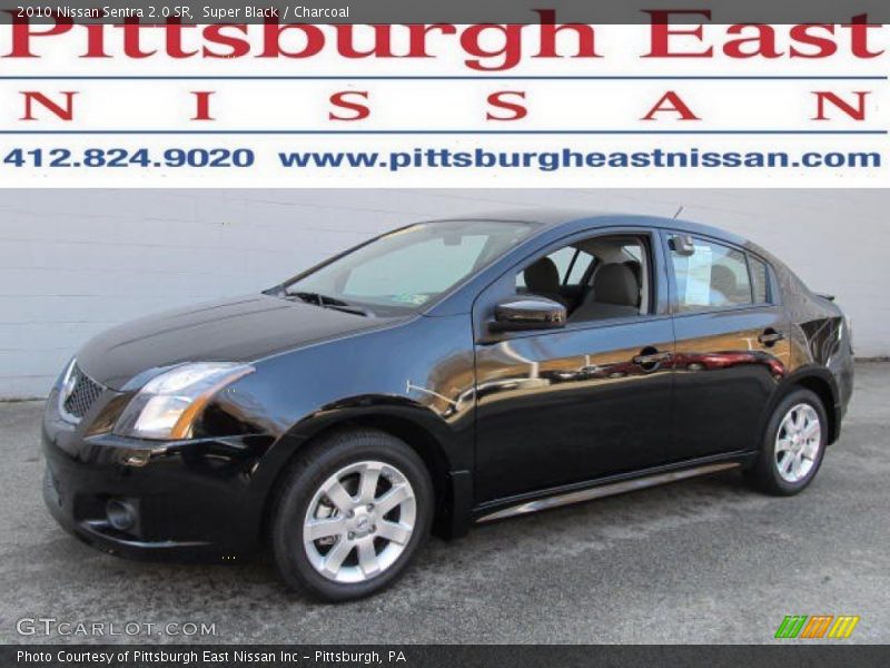 Super Black / Charcoal 2010 Nissan Sentra 2.0 SR