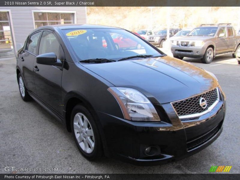 Super Black / Charcoal 2010 Nissan Sentra 2.0 SR