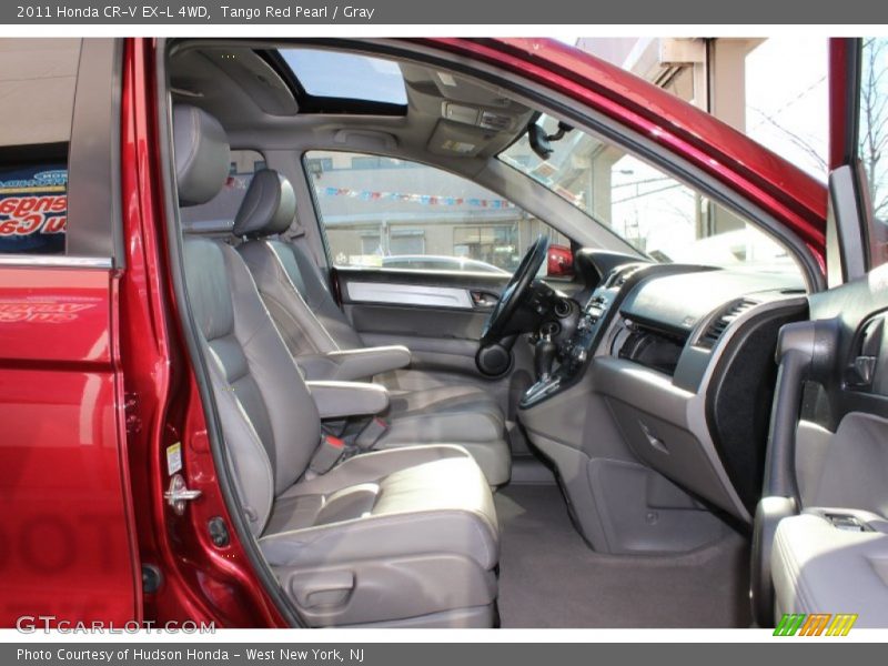 Tango Red Pearl / Gray 2011 Honda CR-V EX-L 4WD