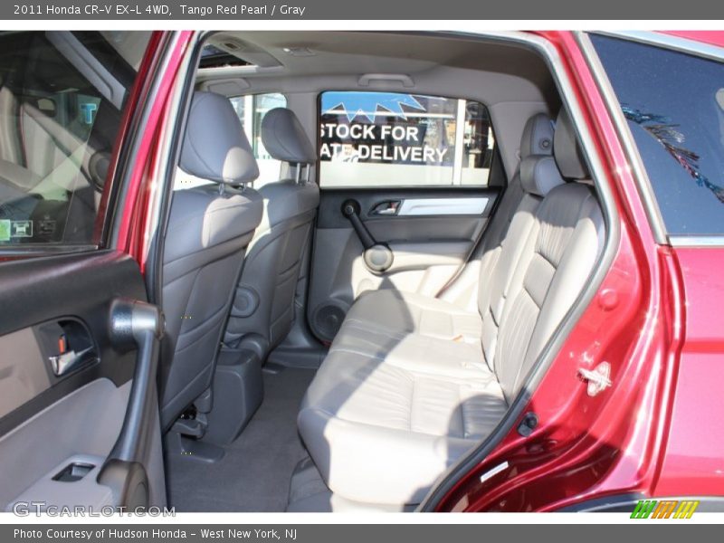 Tango Red Pearl / Gray 2011 Honda CR-V EX-L 4WD