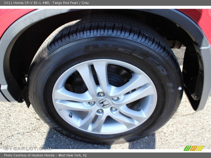 Tango Red Pearl / Gray 2011 Honda CR-V EX-L 4WD
