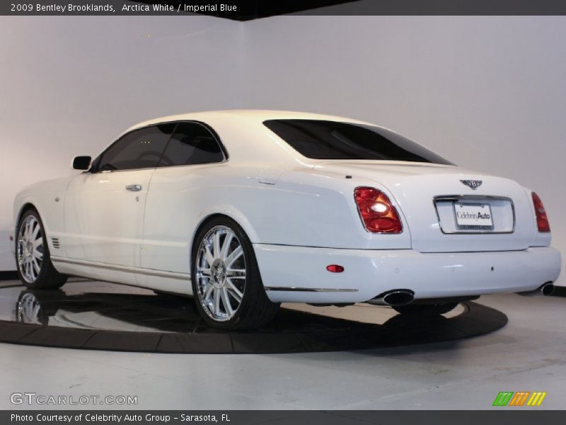 Arctica White / Imperial Blue 2009 Bentley Brooklands