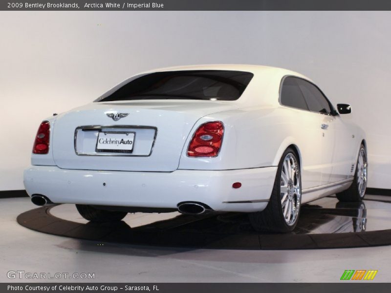 Arctica White / Imperial Blue 2009 Bentley Brooklands