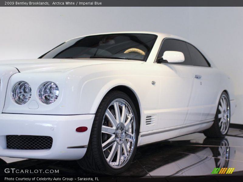 Arctica White / Imperial Blue 2009 Bentley Brooklands
