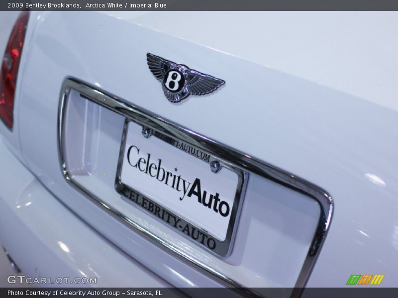 Arctica White / Imperial Blue 2009 Bentley Brooklands