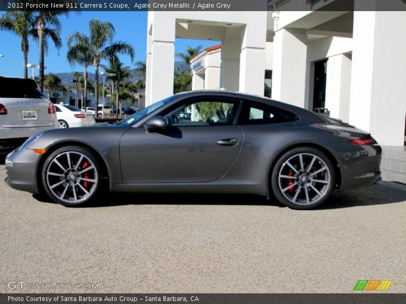 Agate Grey Metallic / Agate Grey 2012 Porsche New 911 Carrera S Coupe