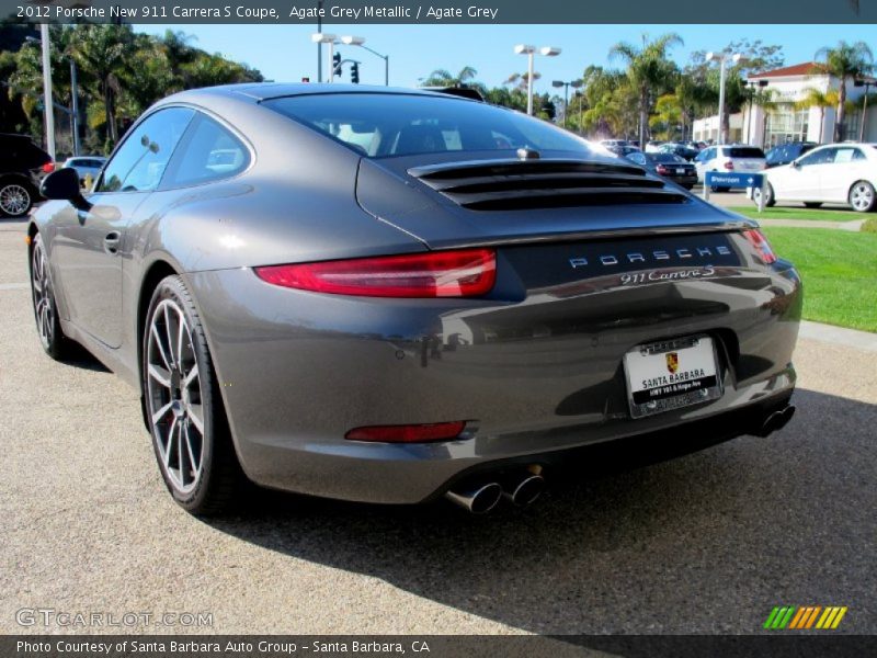 Agate Grey Metallic / Agate Grey 2012 Porsche New 911 Carrera S Coupe