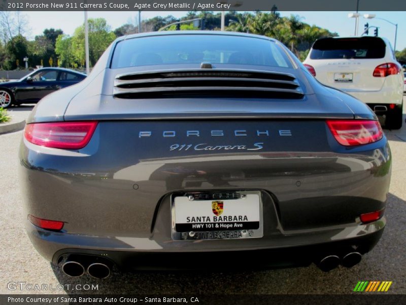 Agate Grey Metallic / Agate Grey 2012 Porsche New 911 Carrera S Coupe