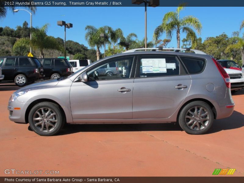 Titanium Gray Metallic / Black 2012 Hyundai Elantra GLS Touring