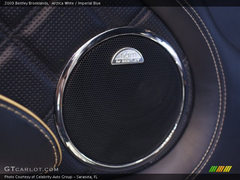 Arctica White / Imperial Blue 2009 Bentley Brooklands