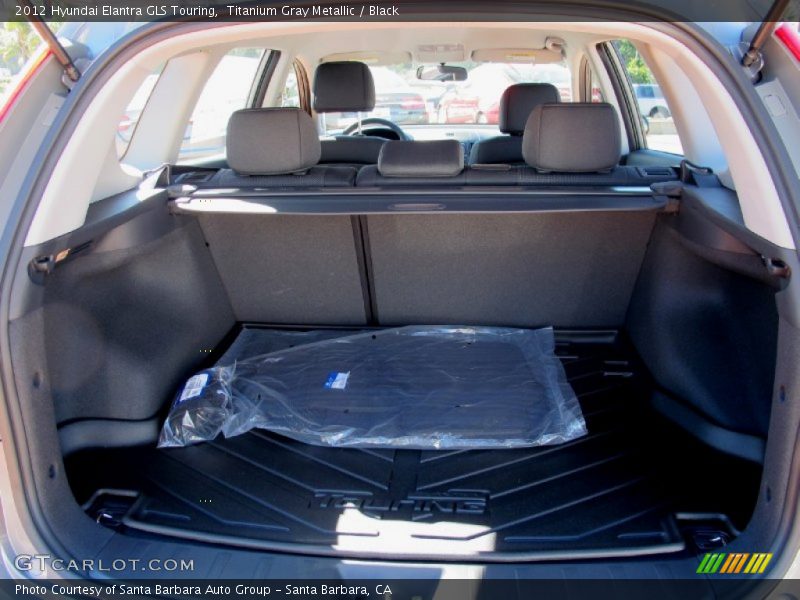 Titanium Gray Metallic / Black 2012 Hyundai Elantra GLS Touring