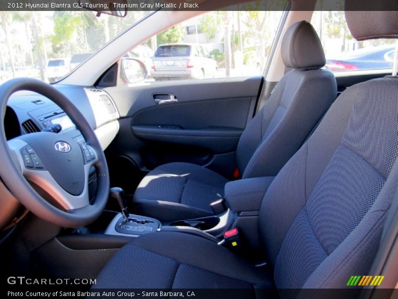 Titanium Gray Metallic / Black 2012 Hyundai Elantra GLS Touring
