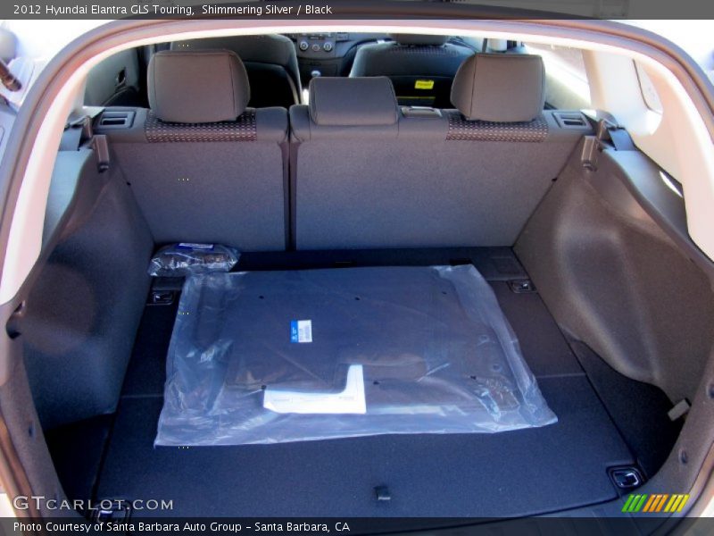 Shimmering Silver / Black 2012 Hyundai Elantra GLS Touring