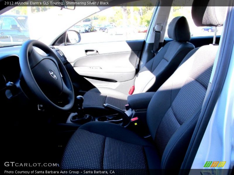 Shimmering Silver / Black 2012 Hyundai Elantra GLS Touring