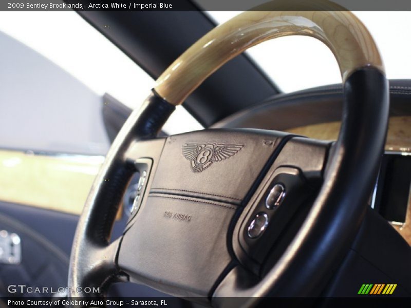 Arctica White / Imperial Blue 2009 Bentley Brooklands