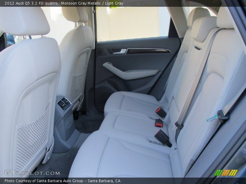Monsoon Gray Metallic / Light Gray 2012 Audi Q5 3.2 FSI quattro