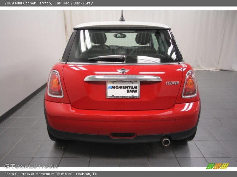 Chili Red / Black/Grey 2009 Mini Cooper Hardtop