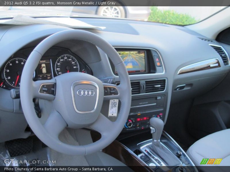 Monsoon Gray Metallic / Light Gray 2012 Audi Q5 3.2 FSI quattro
