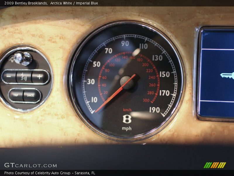 Arctica White / Imperial Blue 2009 Bentley Brooklands