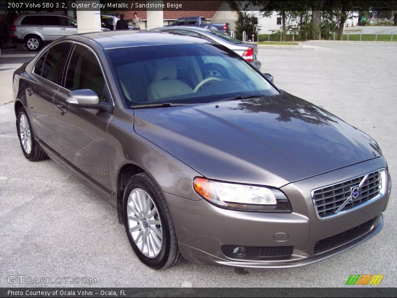 Oyster Gray Metallic / Sandstone Beige 2007 Volvo S80 3.2