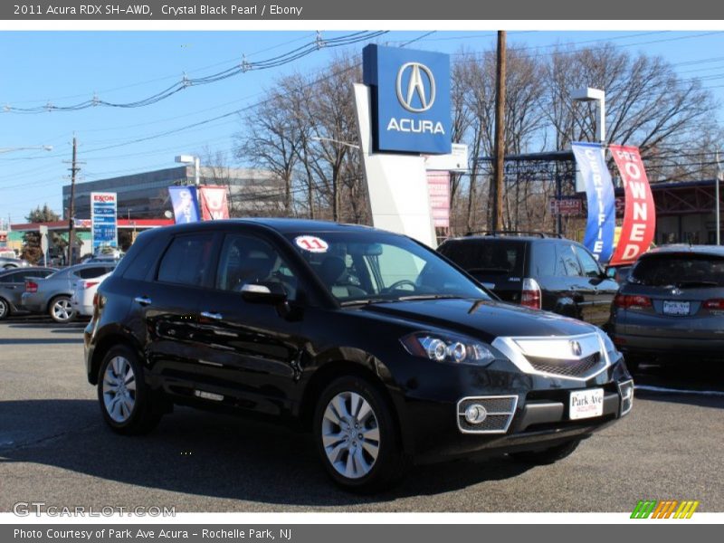 Crystal Black Pearl / Ebony 2011 Acura RDX SH-AWD