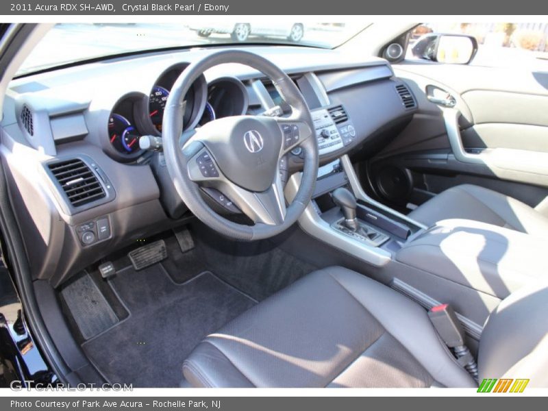 Crystal Black Pearl / Ebony 2011 Acura RDX SH-AWD