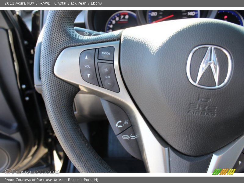 Crystal Black Pearl / Ebony 2011 Acura RDX SH-AWD
