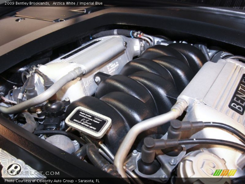 Arctica White / Imperial Blue 2009 Bentley Brooklands