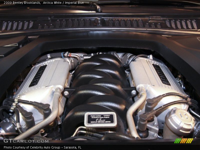 Arctica White / Imperial Blue 2009 Bentley Brooklands