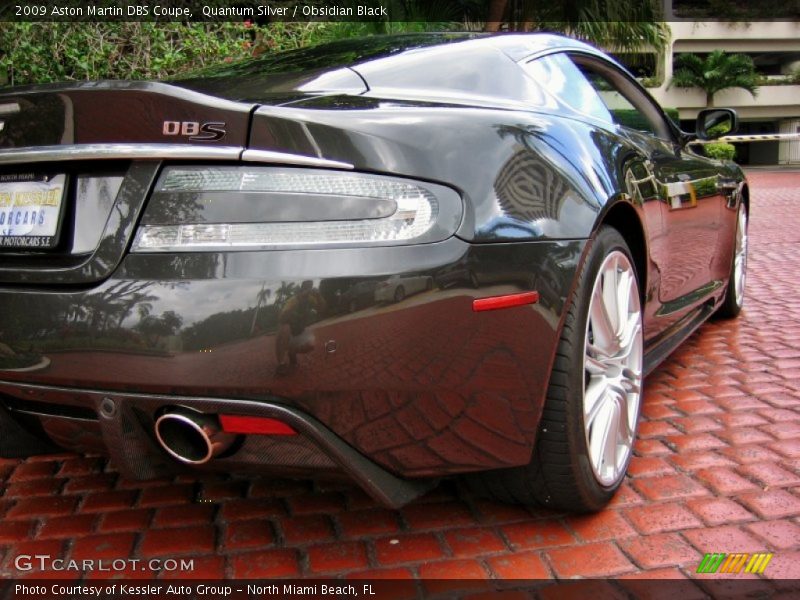 Quantum Silver / Obsidian Black 2009 Aston Martin DBS Coupe