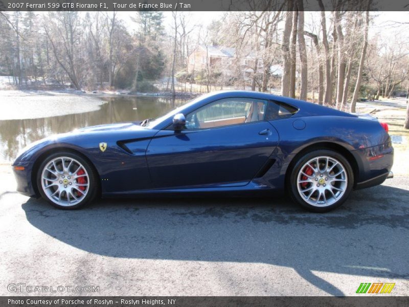  2007 599 GTB Fiorano F1 Tour de France Blue