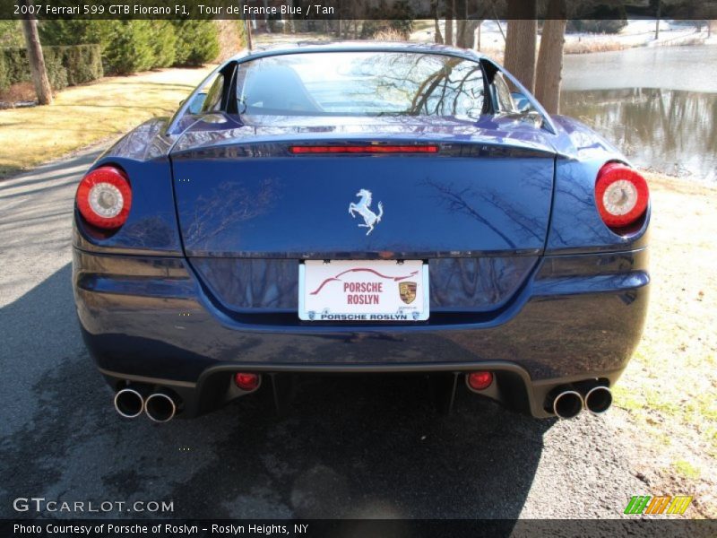 Tour de France Blue / Tan 2007 Ferrari 599 GTB Fiorano F1