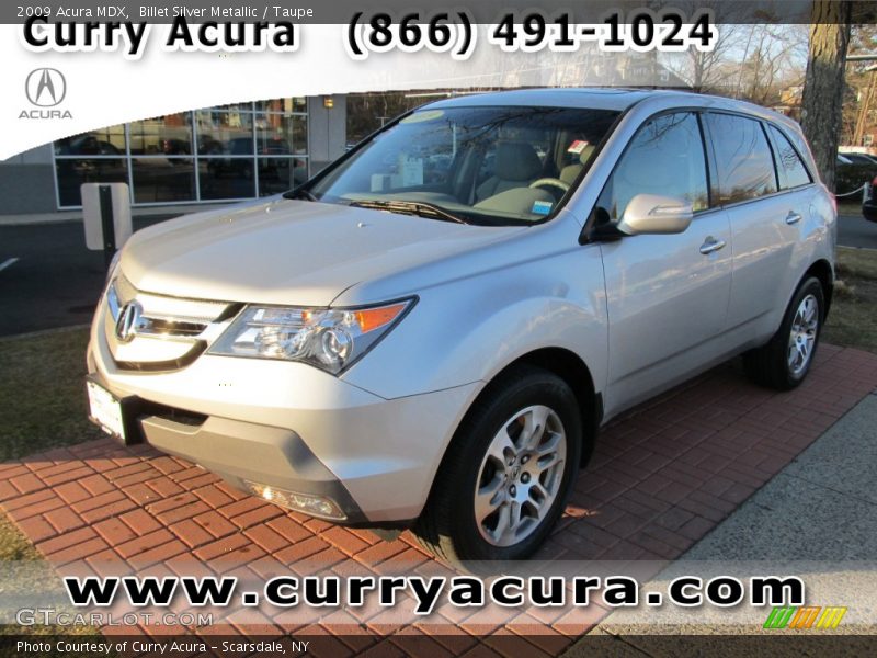 Billet Silver Metallic / Taupe 2009 Acura MDX