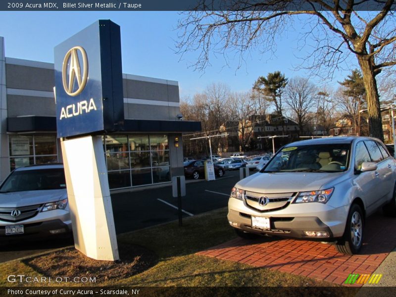 Billet Silver Metallic / Taupe 2009 Acura MDX