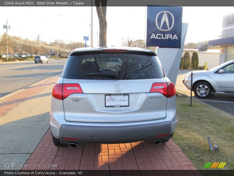 Billet Silver Metallic / Taupe 2009 Acura MDX
