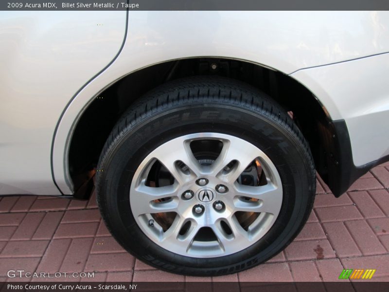 Billet Silver Metallic / Taupe 2009 Acura MDX