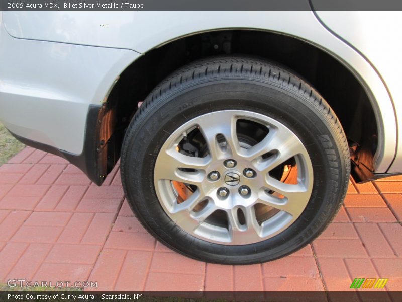 Billet Silver Metallic / Taupe 2009 Acura MDX