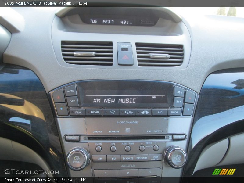 Billet Silver Metallic / Taupe 2009 Acura MDX