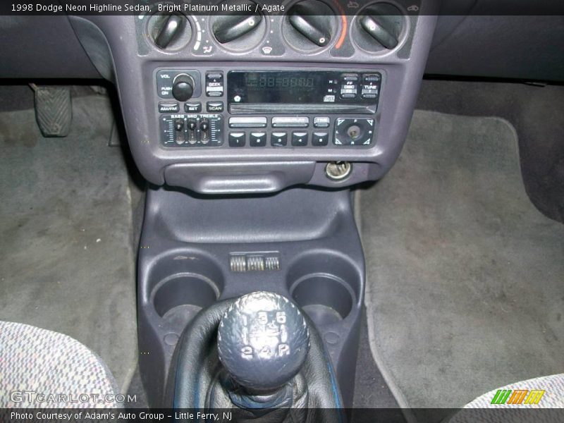 Bright Platinum Metallic / Agate 1998 Dodge Neon Highline Sedan