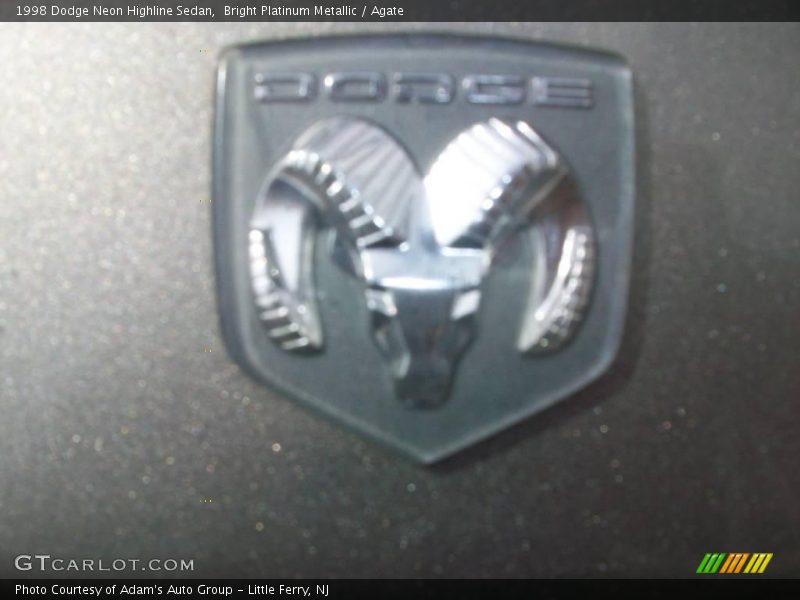 Bright Platinum Metallic / Agate 1998 Dodge Neon Highline Sedan