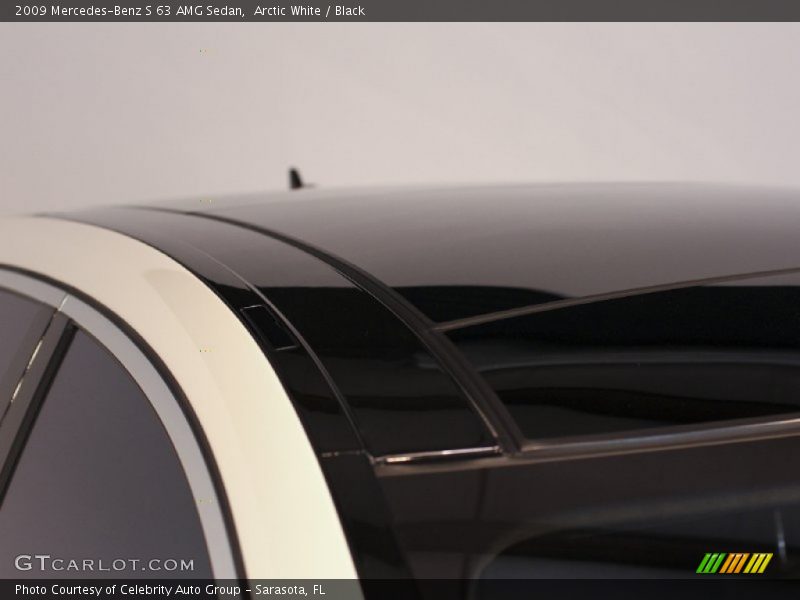Arctic White / Black 2009 Mercedes-Benz S 63 AMG Sedan