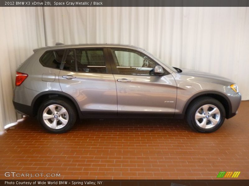 Space Gray Metallic / Black 2012 BMW X3 xDrive 28i