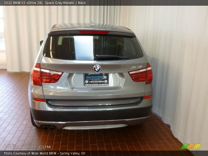 Space Gray Metallic / Black 2012 BMW X3 xDrive 28i